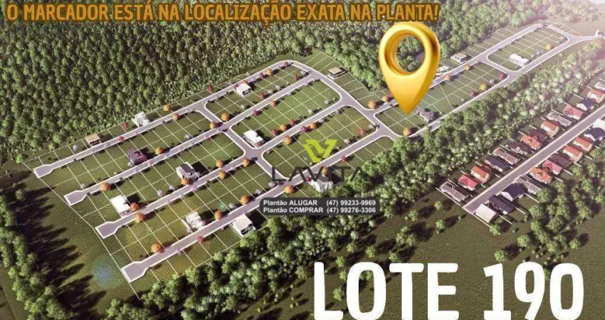 Terreno à venda, 360 m² por r$ 270.000,00 - figueira - gaspar/sc