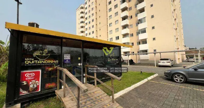 Apartamento com 2 dormitórios para alugar, 50 m² por r$ 2.250/mês - itoupava central - blumenau/sc