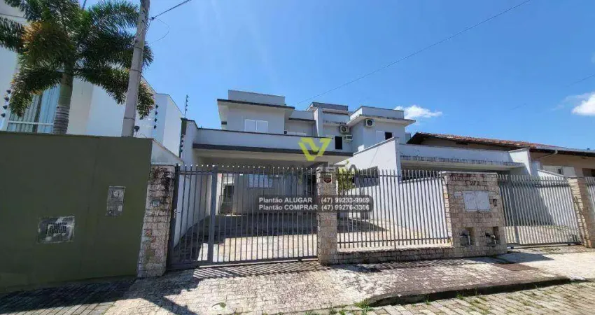 Casa com 5 dormitórios para alugar, 232 m² por r$ 3.400/mês - vorstadt - blumenau/sc