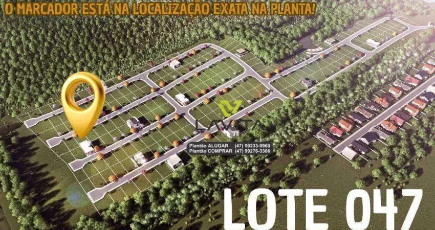 Terreno à venda, 360 m² por r$ 250.000,00 - figueira - gaspar/sc