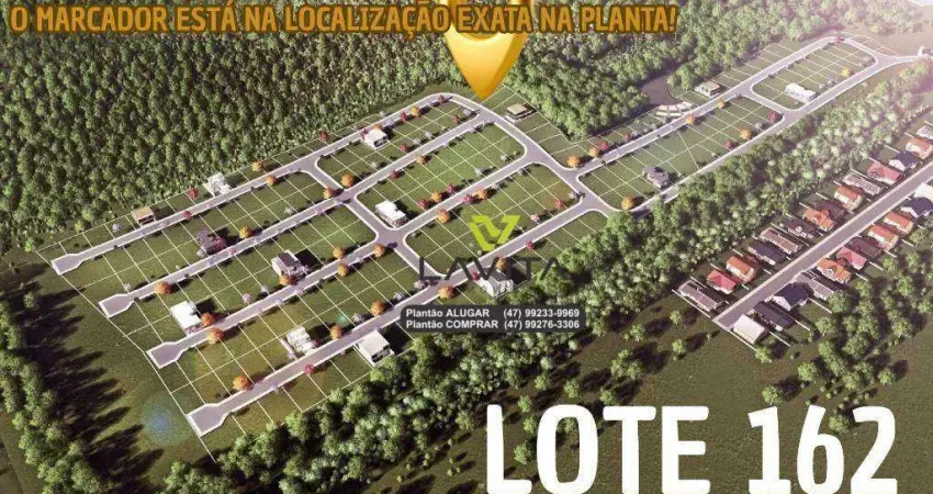 Terreno à venda, 411 m² por r$ 342.840,72 - figueira - gaspar/sc