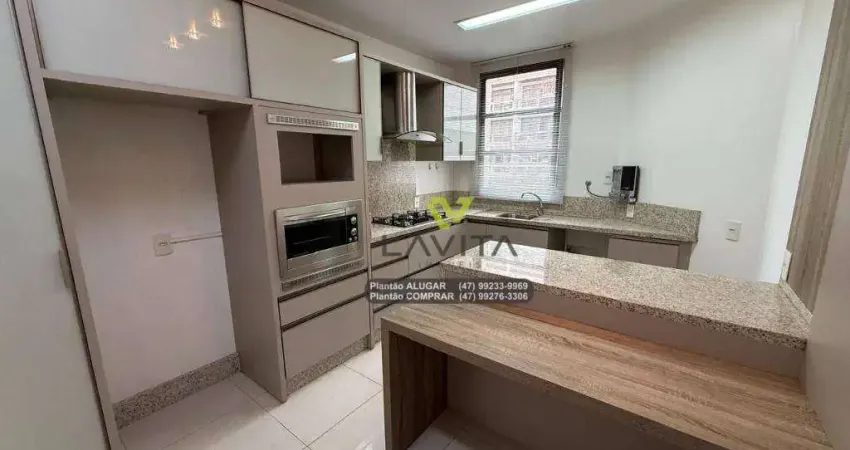 AMPLO APTO SEMIMOBILIADO NO BAIRRO JARDIM BLUMENAU NA REGIÃO DA ALAMEDA