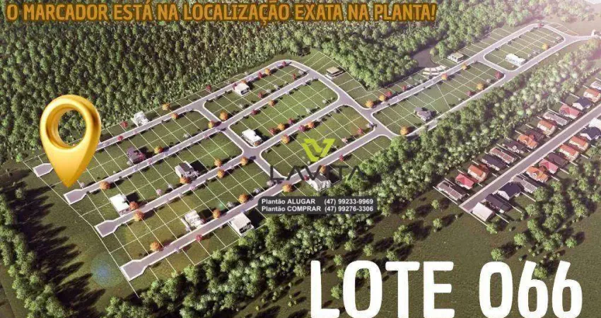 Terreno à venda, 596 m² por r$ 497.689,50 - figueira - gaspar/sc