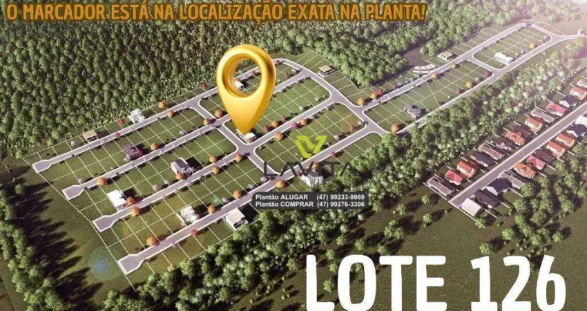 Terreno à venda, 360 m² por r$ 319.105,08 - figueira - gaspar/sc