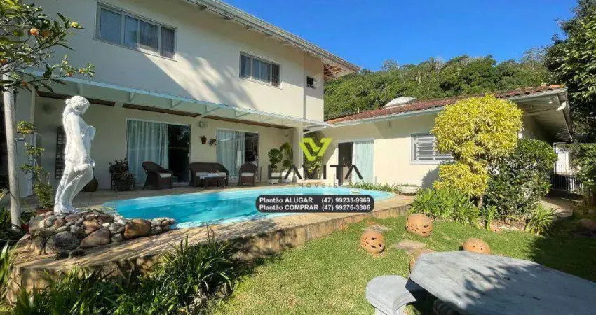 Casa com 4 dormitórios (3 suítes) à venda, 449 m² por r$ 1.650.000 - vorstadt - blumenau/sc