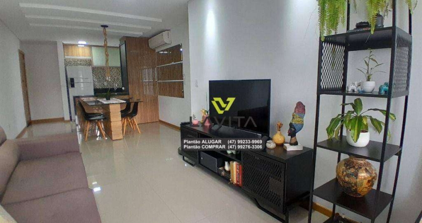 Apartamento com 2 dormitórios para alugar, 75 m² por R$ 3.425,00/mês - Victor Konder - Blumenau/SC