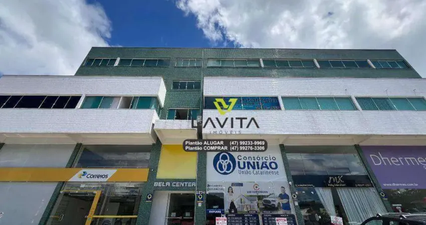 Sala comercial para Aluguel, Locação com 35m² privativos, Ed. Comercial Bela Center - Bairro Bela Vista - Gaspar SC | La Vita Imóveis