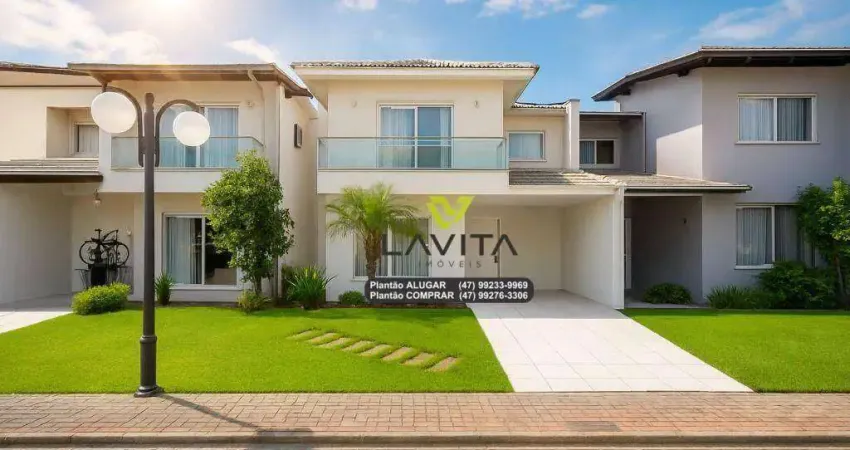 Venha morar com todo o conforto e segurança que um condomínio fechado pode oferecer, casa semi-mobiliada