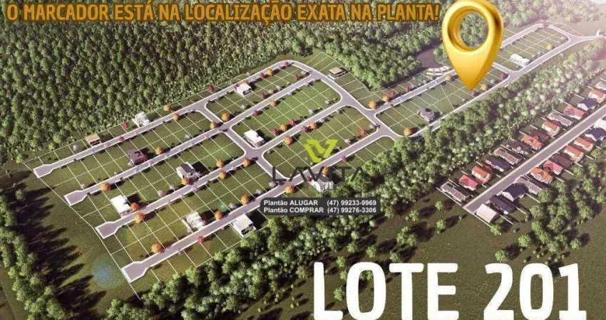 Terreno à venda, 360 m² por r$ 250.000,00 - figueira - gaspar/sc