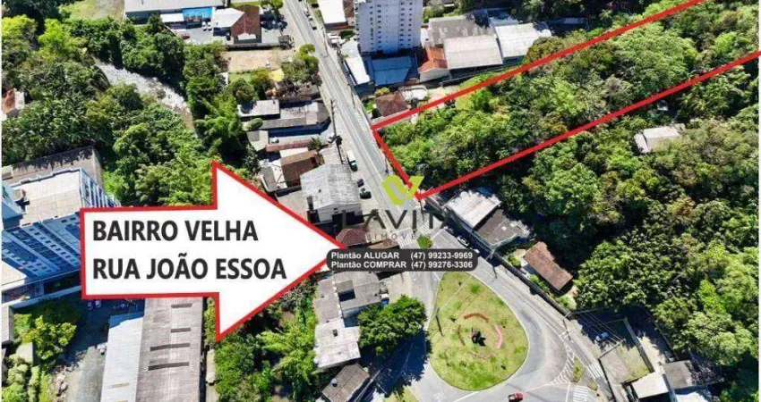 Terreno comercial ou residencial à venda com 9.370m²  por r$ 1.300.000 - bairro velha - blumenau sc