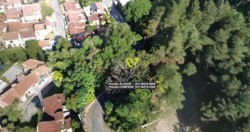 Terreno em blumenau com 981,06m2 no bairro da velha em blumenau próximo a rua humberto de campos por apenas r$ 1.180.000,00