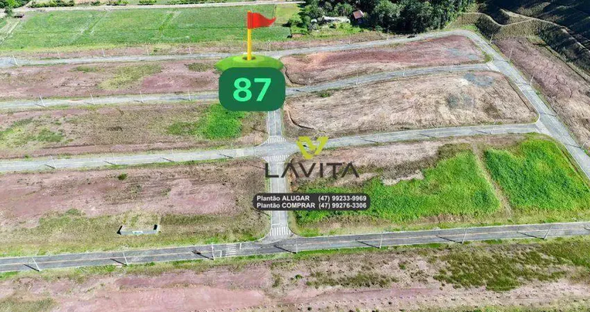 Terreno à venda, 382 m² por r$ 267.837,00 - figueira - gaspar/sc