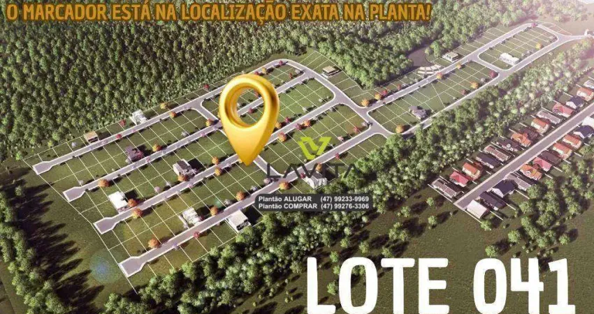 Terreno à venda, 382 m² por r$ 267.834,00 - figueira - gaspar/sc