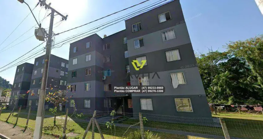 Apartamento com 2 dormitórios à venda, 41 m² por r$ 195.000 - passo manso - blumenau/sc