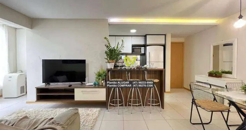 Apartamento com 2 dormitórios, sendo 1 suíte à venda,  62m² privativos por r$ 550.000 - itoupava seca - blumenau/sc