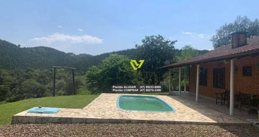 Sítio com piscina em rio dos cedros no loteamento artur cristelli por apenas r$ 630.000,00