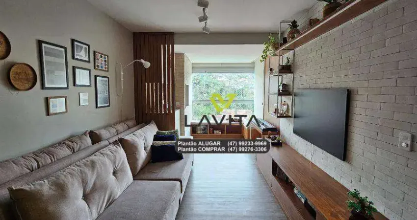 Apartamento com 3 dormitórios à venda, 98 m² por r$ 849.000 - edifício arkansas - itoupava norte - blumenau/sc