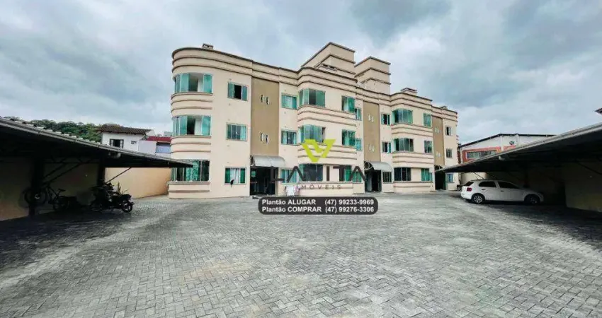 Apartamento com 2 dormitórios para alugar, 65 m² por r$ 1.832,47/mês - bela vista - gaspar/sc