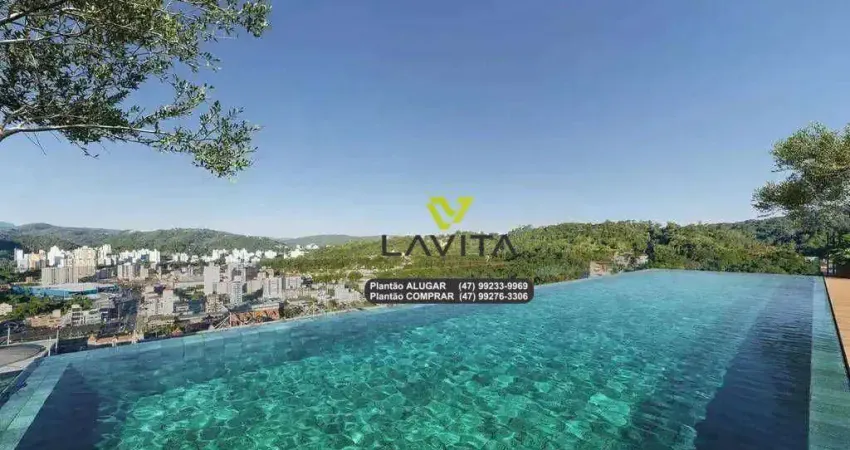 Loft à venda no edifício on, empreendimento inovador no bairro da velha blumenau sc