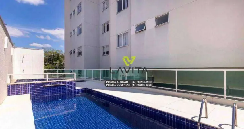 Apartamento com 3 dormitórios à venda, 86 m² por r$ 510.000,00 - salto weissbach - blumenau/sc
