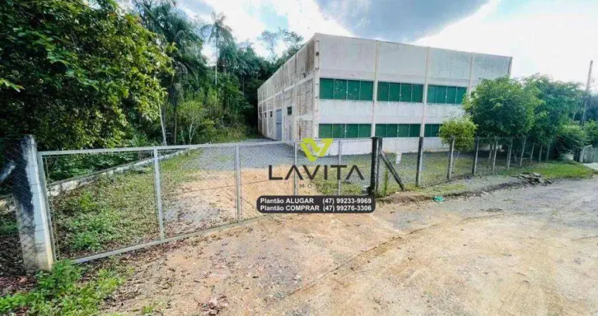 Galpão para alugar, 700 m² por r$ 9.000/mês - salto - blumenau/sc
