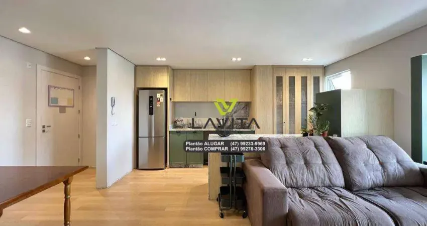 Apartamento mobiliado com 2 dormitórios, sendo 1 suíte, para locação no owen residence – escola agrícola, blumenau/sc