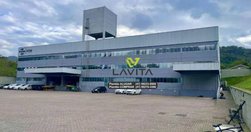 Galpão para alugar, 1033 m² por r$ 20.700/mês - passo manso - blumenau/sc