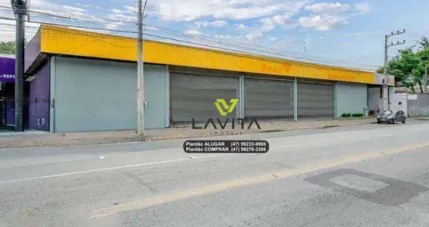 Galpão para alugar, 1750 m² por r$ 35.000/mês - vorstadt - blumenau/sc