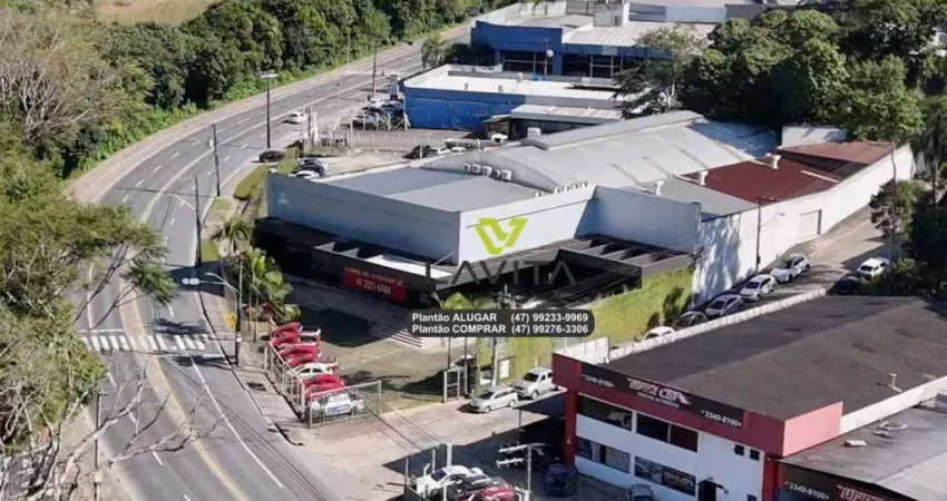 Galpão para alugar, 3300 m² por r$ 70.000,01/mês - ponta aguda - blumenau/sc