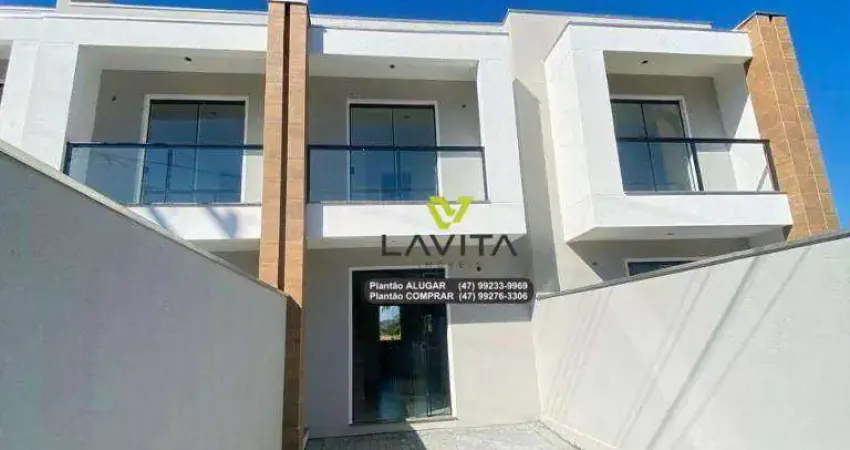 Sobrado novo no residencial azaleias no bairro itoupava central em blumenau(sc)