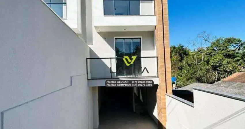 Sobrado novo no residencial azaleias no bairro itoupava central em blumenau(sc)