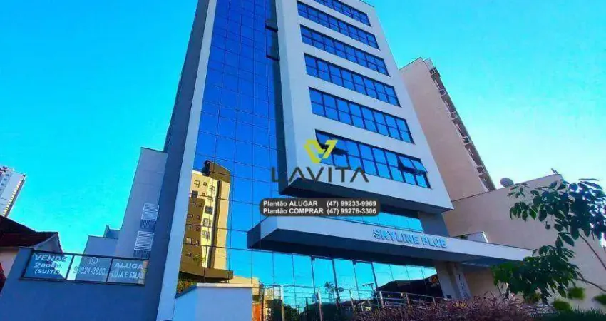Apartamento no edifício skyline blue, bairro víctor konder em blumenau ao lado da furb!!!