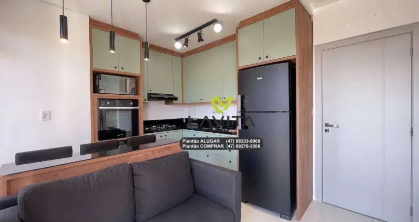 Apartamento com 1 dormitório para alugar, 35 m² por R$ 2.900/mês - Victor Konder - Blumenau/SC