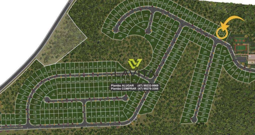 Terreno à venda, 375 m² por R$ 480.000,00 - Ponta Aguda - Blumenau/SC