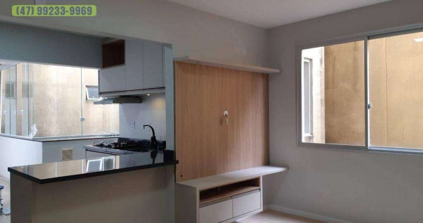 Apartamento com 2 dormitórios para alugar, 76 m² por R$ 1990/mês - Centro - Blumenau/SC