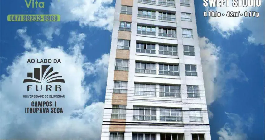 Apartamento com 1 dormitório para alugar, 42 m² por R$ 2.312,00/mês - Itoupava Seca - Blumenau/SC