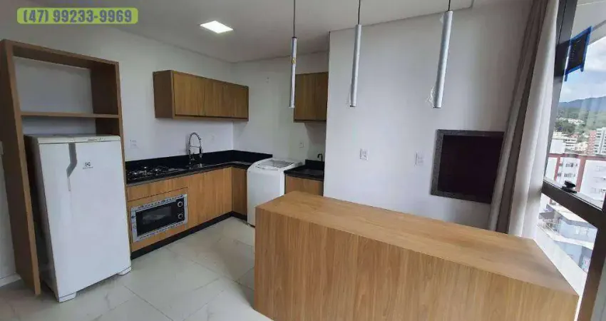 Apartamento com 1 dormitório para alugar, 35 m² por R$ 2.732,00/mês - Victor Konder - Blumenau/SC