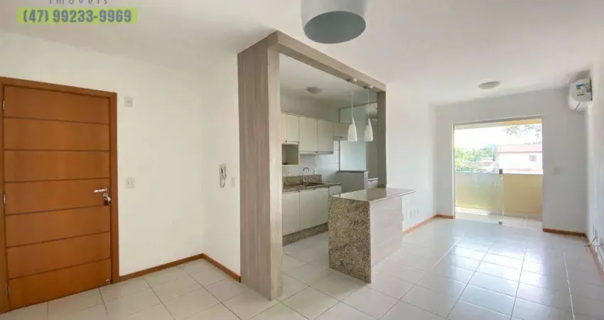 Apartamento com 2 quartos, sendo 1 suíte, para alugar, 70 m² por r$ 2.600/mês - vila nova - blumenau/sc