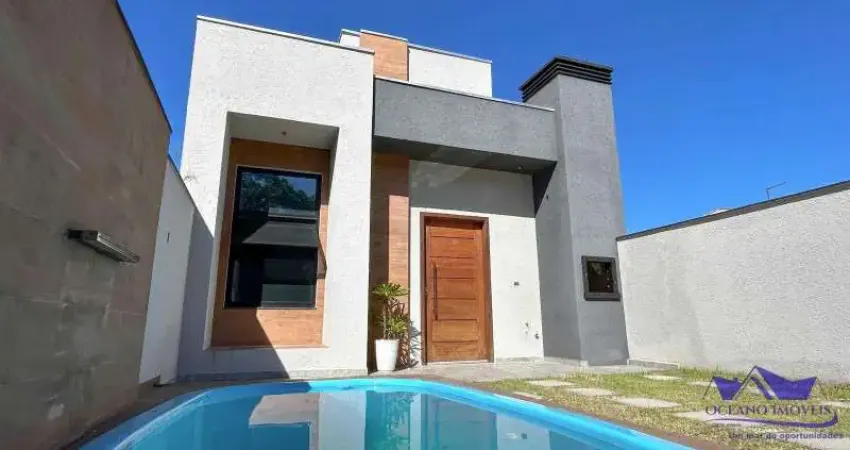 CASA COM 3 DORMITÓRIOS E PISCINA BALNEÁRIO NEREIDAS