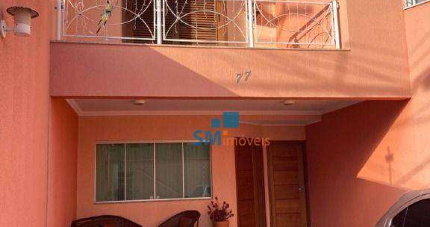 Sobrado com 3 dormitórios à venda, 168 m² por R$ 893.000,00 - Assunção - São Bernardo do Campo/SP