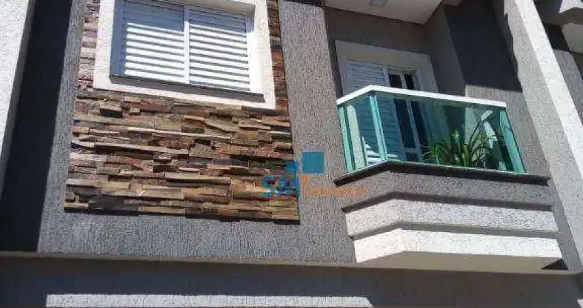 Sobrado com 2 dormitórios à venda, 73 m² por R$ 440.000,00 - Vila Camilópolis - Santo André/SP