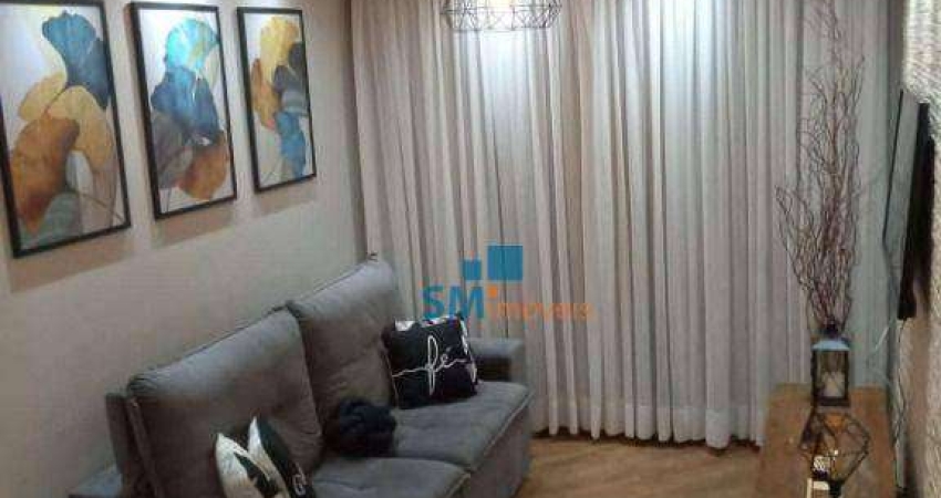 Apartamento com 3 dormitórios à venda, 63 m² por R$ 382.000,00 - Jardim Utinga - Santo André/SP