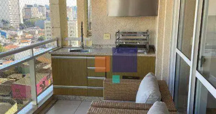 Apartamento com 3 dormitórios para alugar, 128 m² por R$ 6.500,00/mês - Centro - Santo André/SP