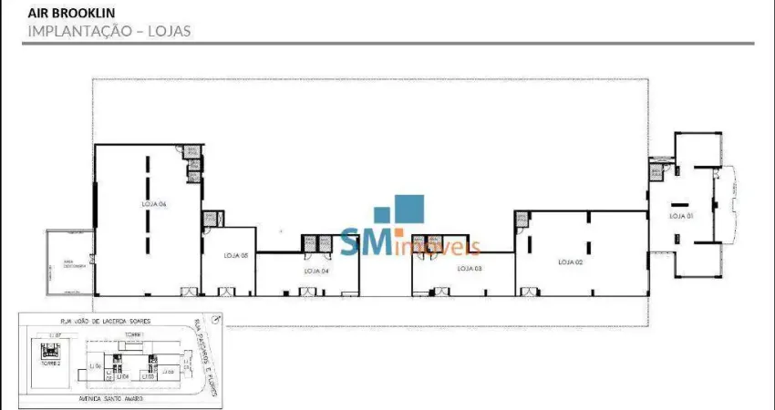 Loja para alugar, 76 m² por R$ 11.497,50/mês - Brooklin Paulista - São Paulo/SP