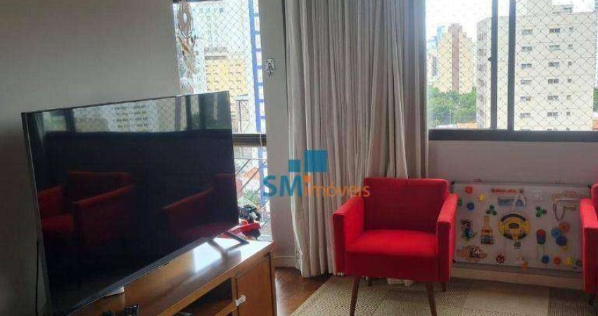 Apartamento 90m² com 03 dormitórios (01 suíte), 03 banheiros e 02 vagas - Vende-se - Moema Passáros