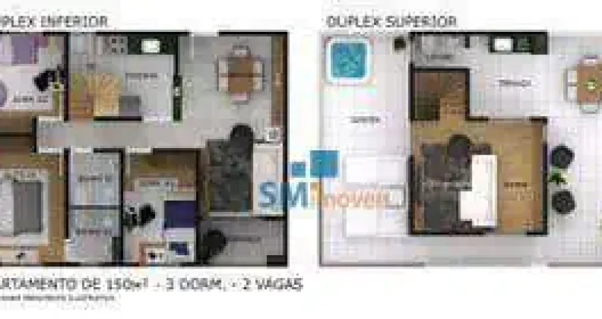 Coberturas com 3 dormitórios à venda, à partir de150 m² à partir de R$ 945.000 - Vila Euclides - São Bernardo do Campo/SP