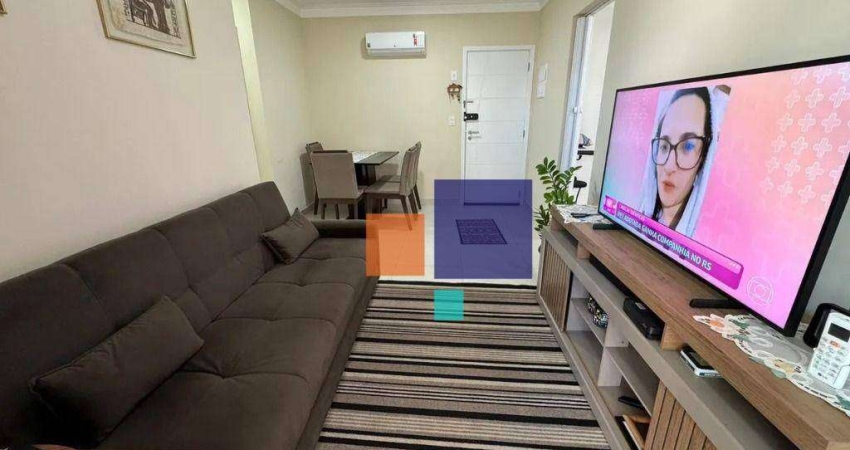 Apartamento com 1 dormitório à venda, 54 m² por R$ 435.000,00 - Boqueirão - Praia Grande/SP