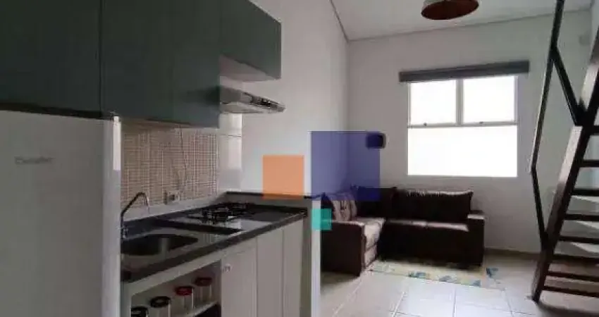 Apartamento Tipo Loft 34m², 01 dormitório e 01 banheiro s/ garagem - Aluga-se na Bela Vista