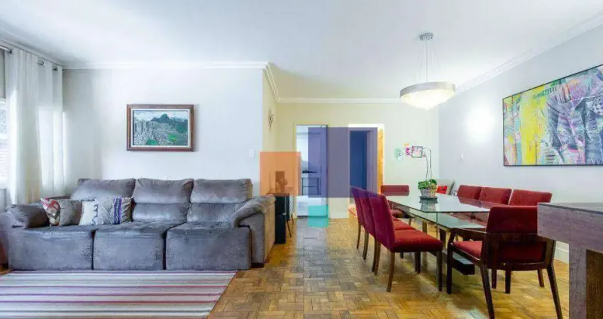 Apartamento 144m² com 03 dormitórios (01 suíte), 01 vaga  - vende-se na santa cecilia