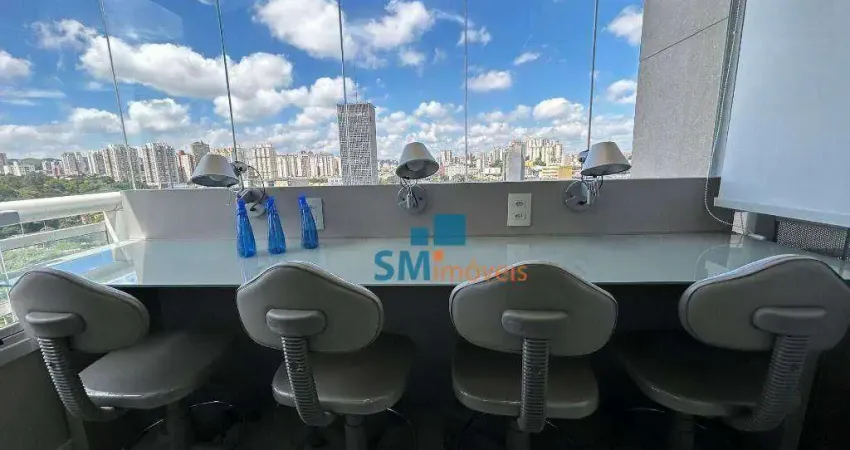 Conjunto Comercial Mobiliado 100m² com 2 banheiros e 3 vagas - Centro - São Bernardo do Campo/SP
